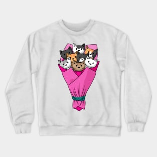 Cat bouquet Crewneck Sweatshirt